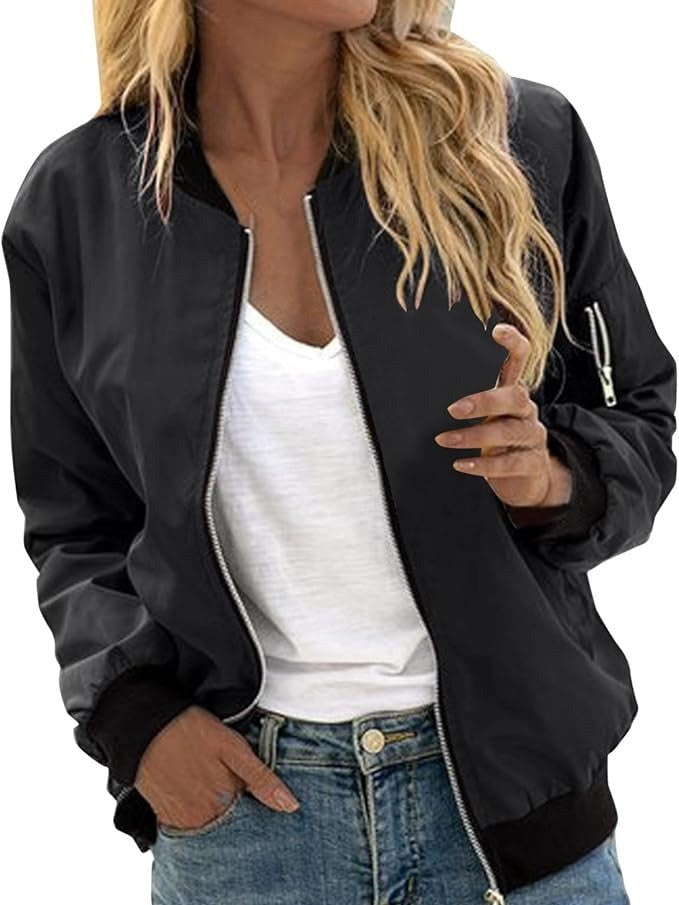 Floral Bomber Jacket for Women