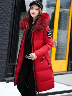Fur Hood Parka for Women