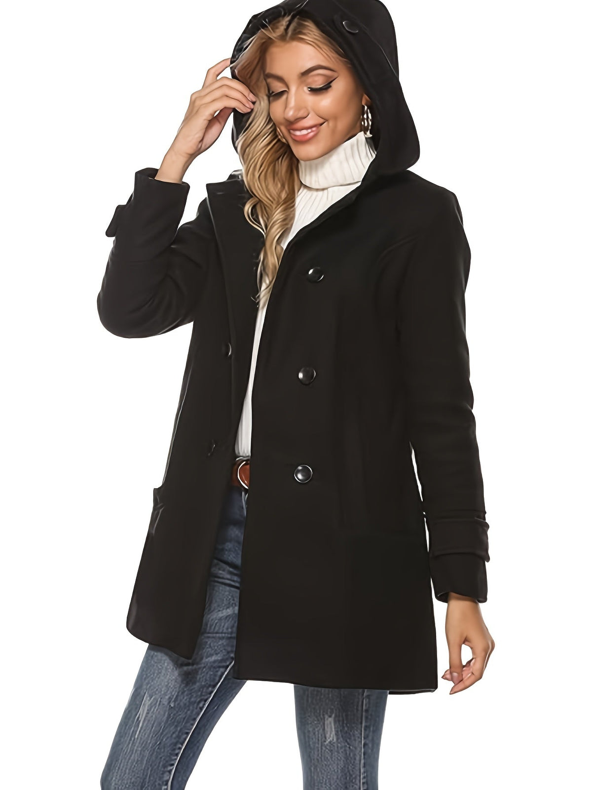 Double Breasted Coat for Women