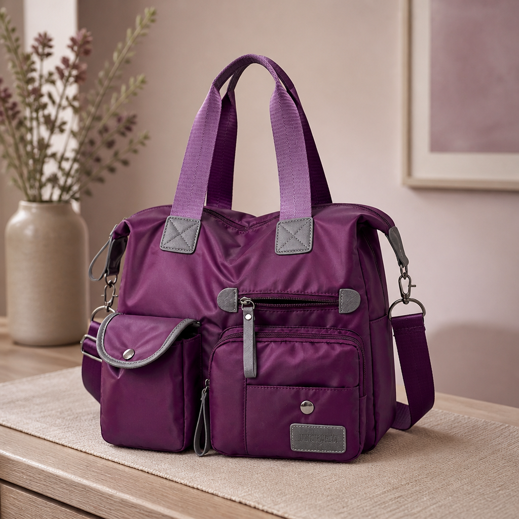 Large Capacity 3-Way Tote for Women