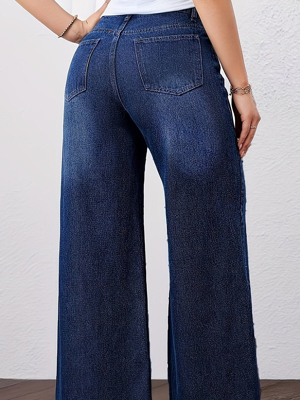 High Waisted Wide Leg Jeans for Women