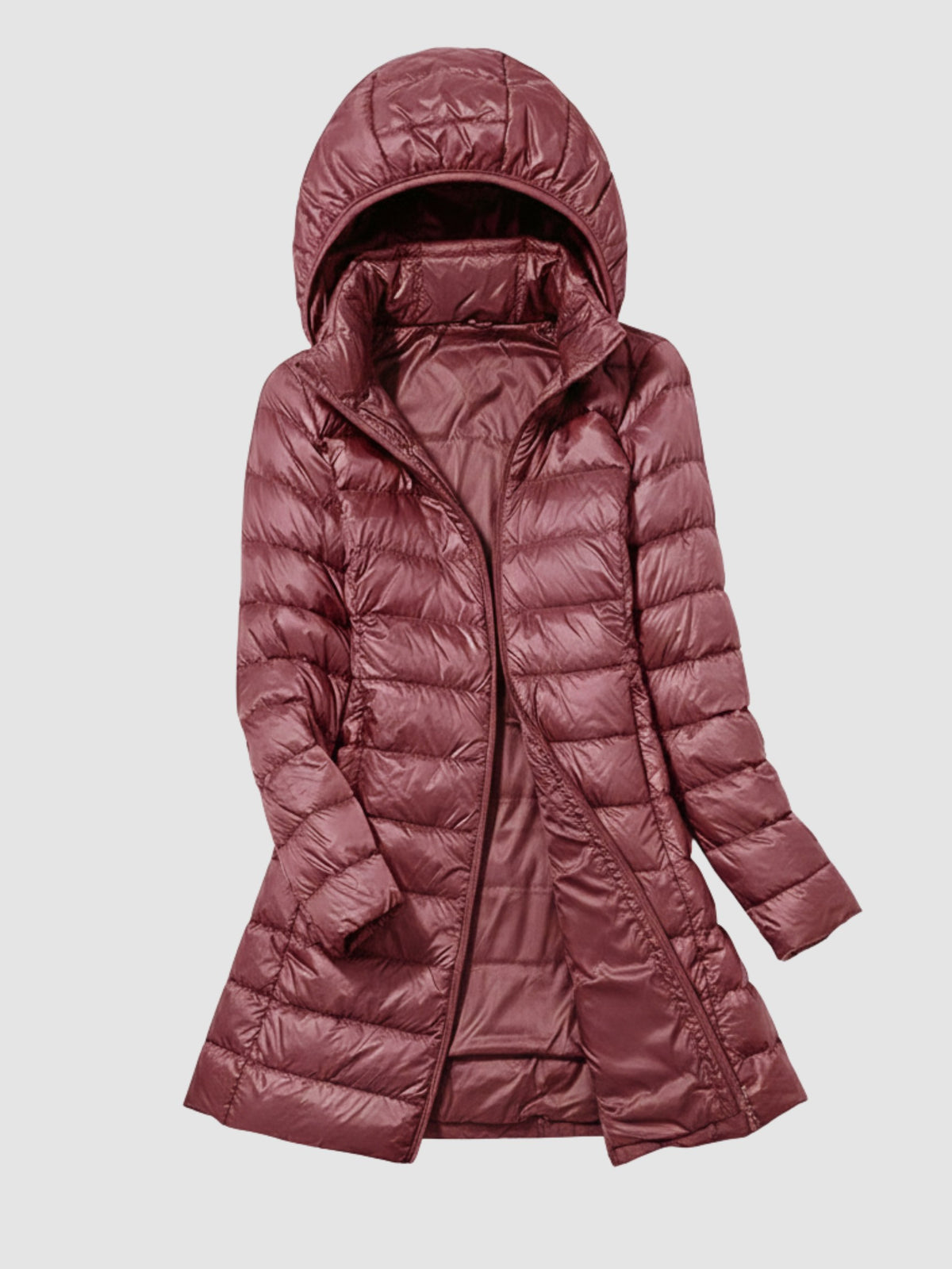 Hooded Down Jacket for Women