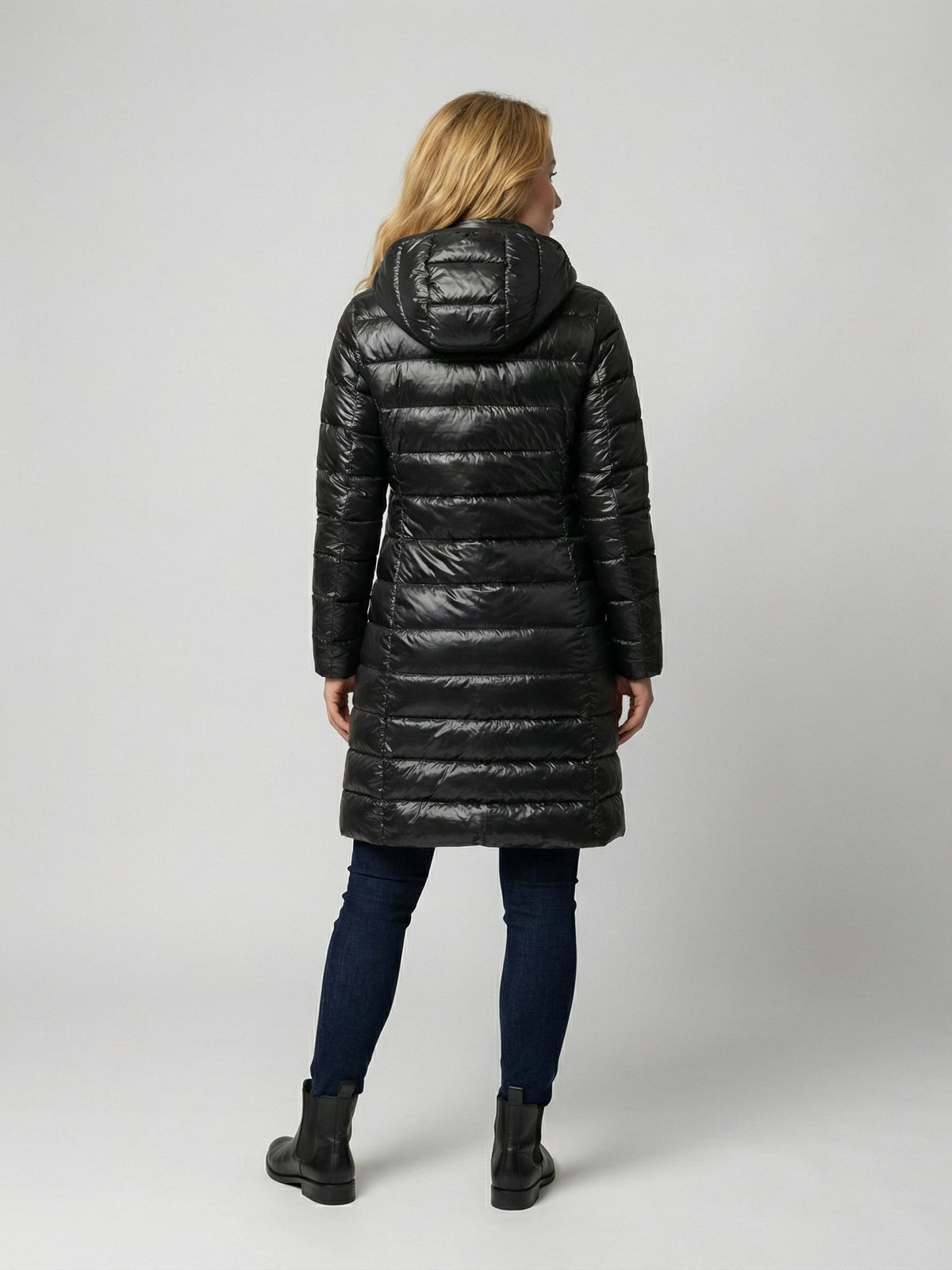 Hooded Down Jacket for Women
