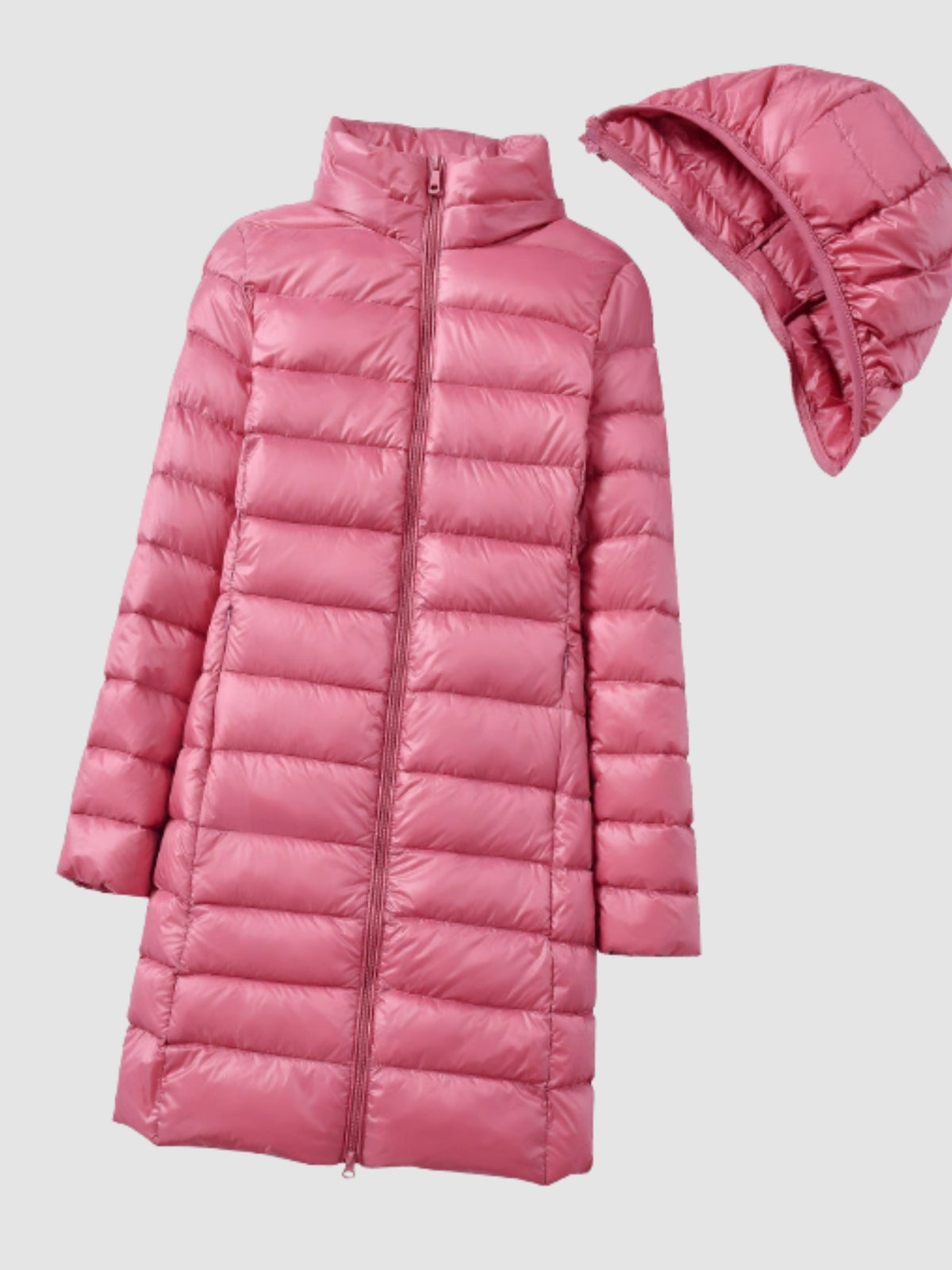 Hooded Down Jacket for Women