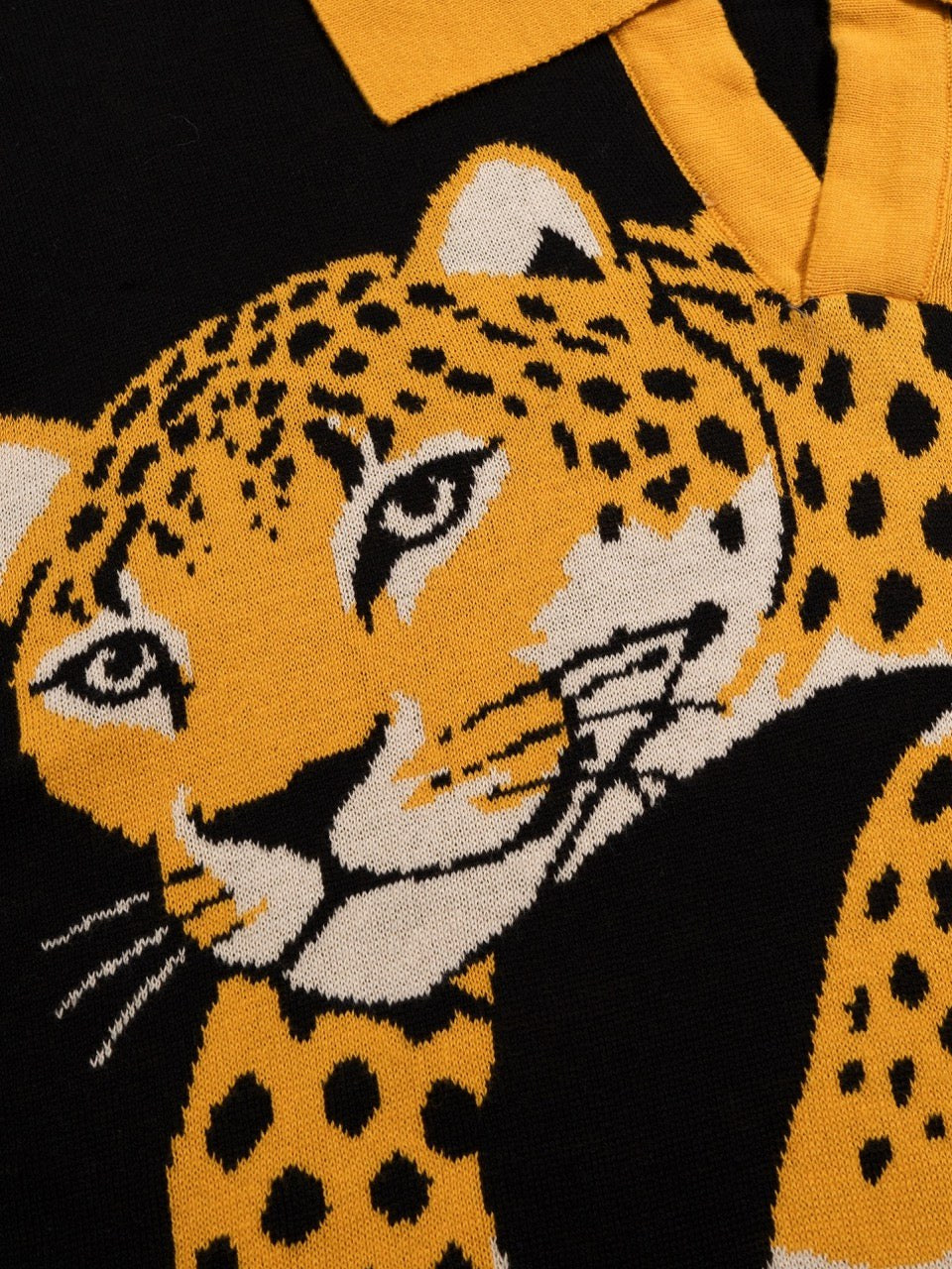 Jacquard Knit Polo for Men