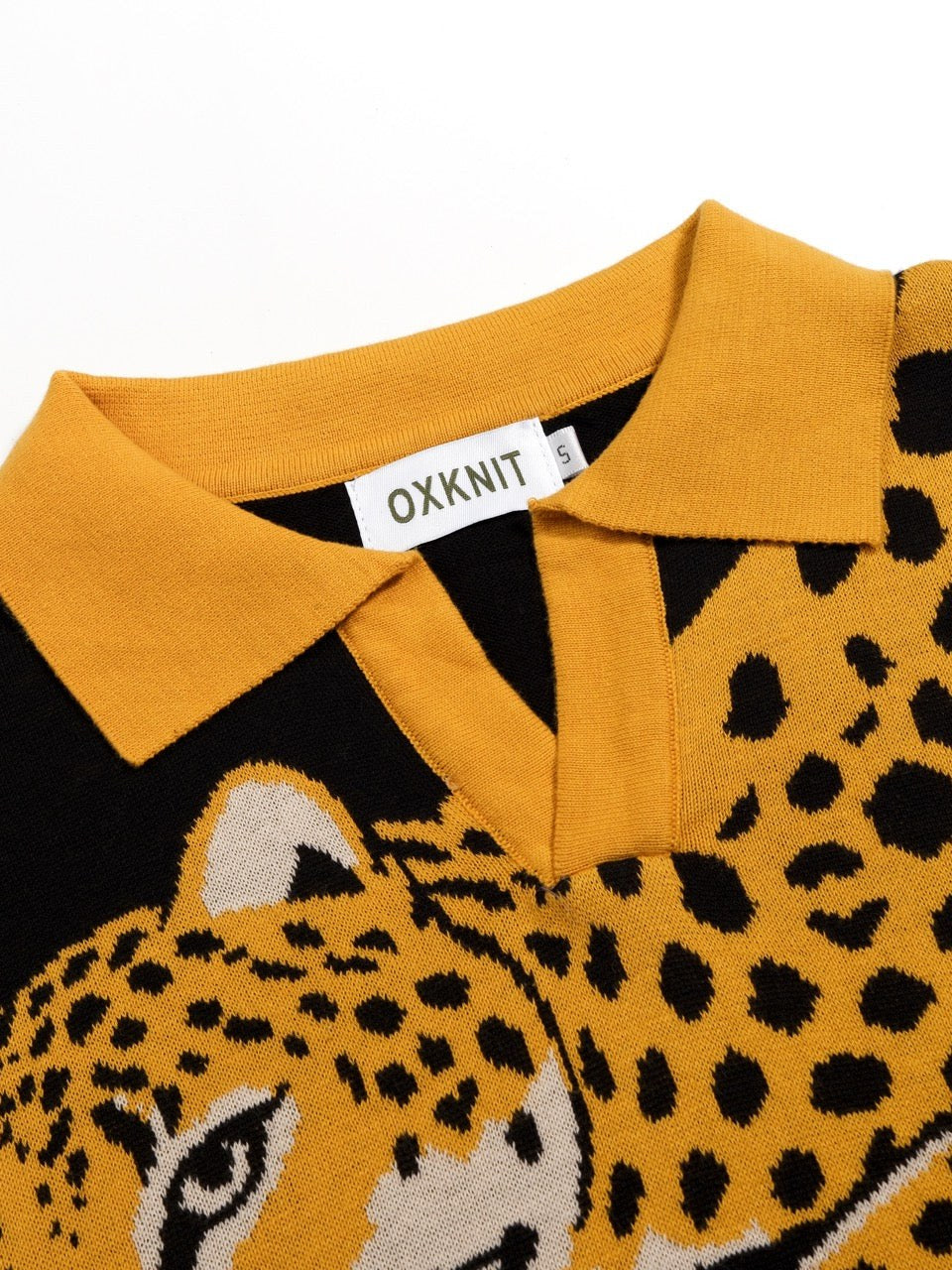 Jacquard Knit Polo for Men