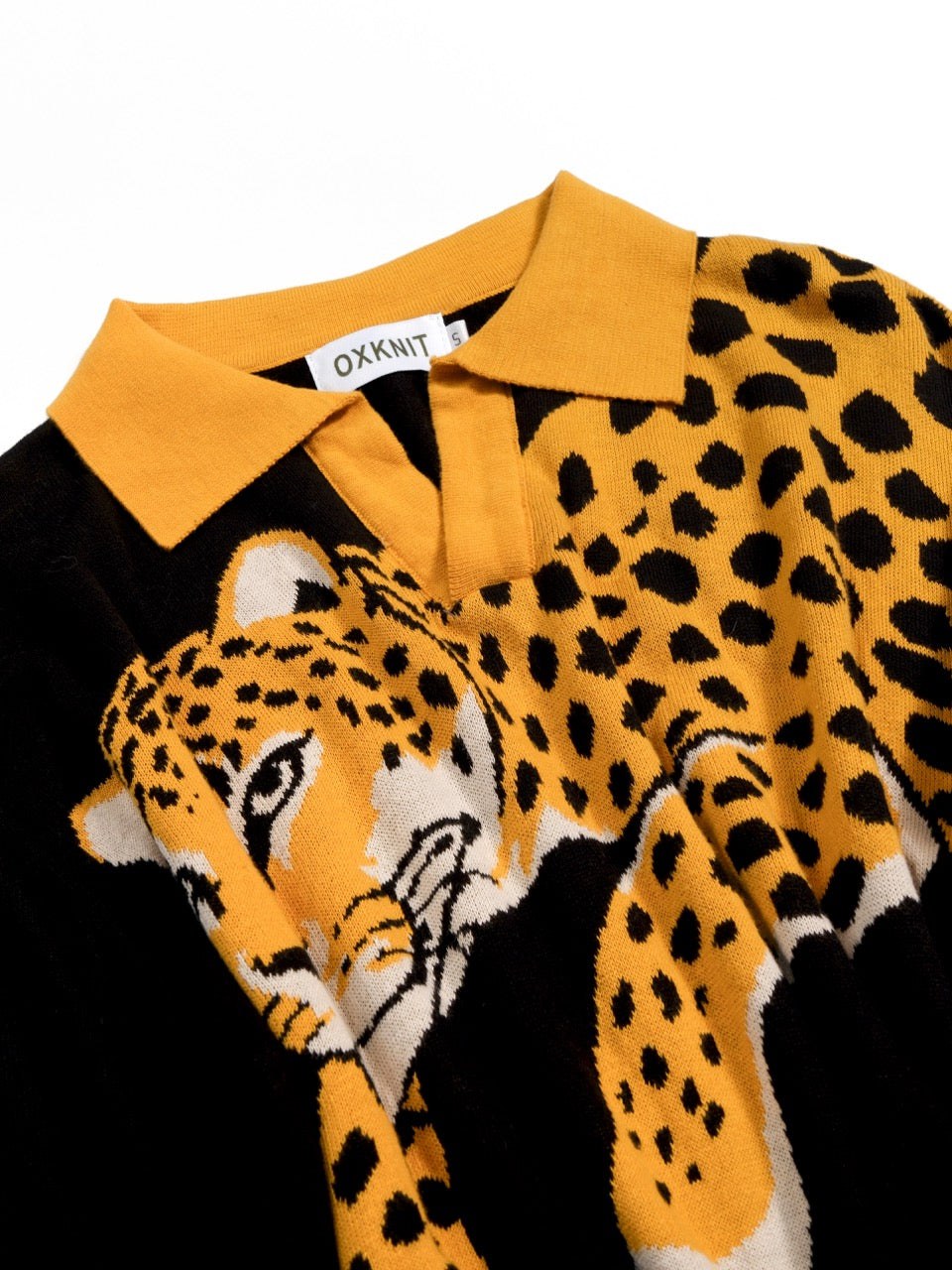 Jacquard Knit Polo for Men