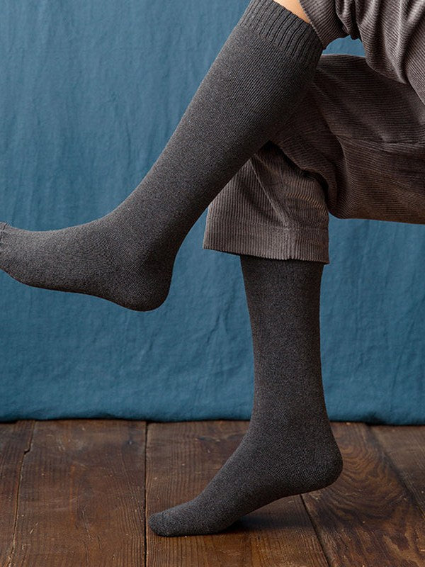 Knee-Length Calf Socks for Men