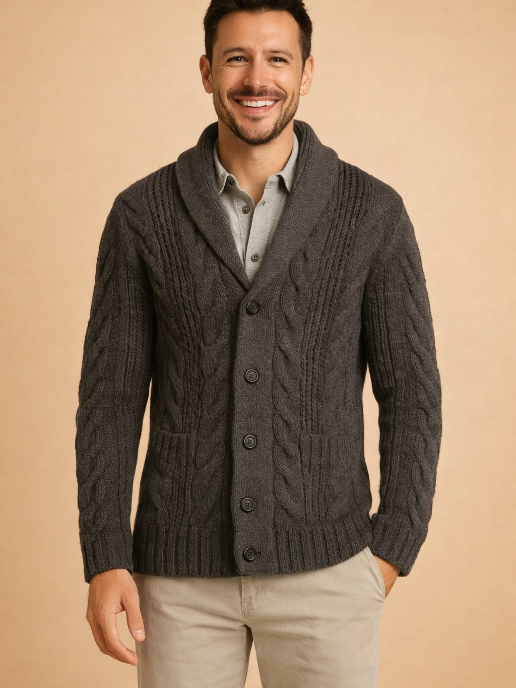 Knit Cardigan for Men