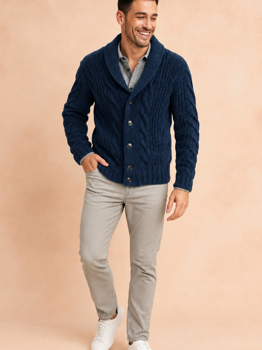 Knit Cardigan for Men