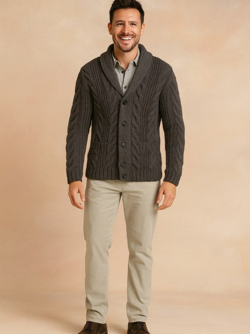 Knit Cardigan for Men