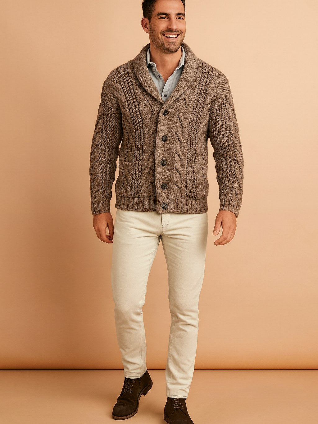 Knit Cardigan for Men