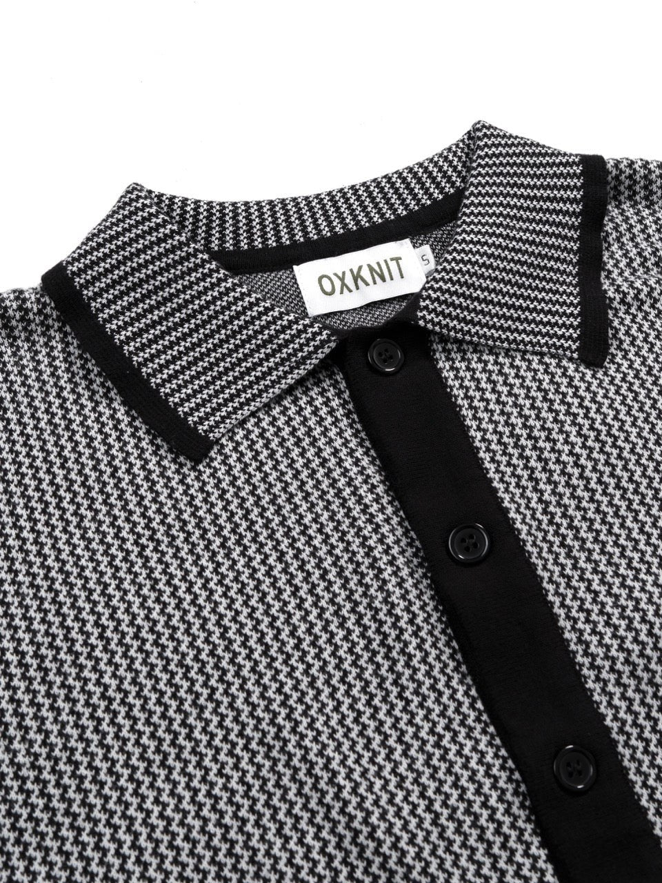 Knit Polo Cardigan for Men