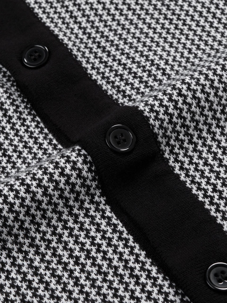 Knit Polo Cardigan for Men
