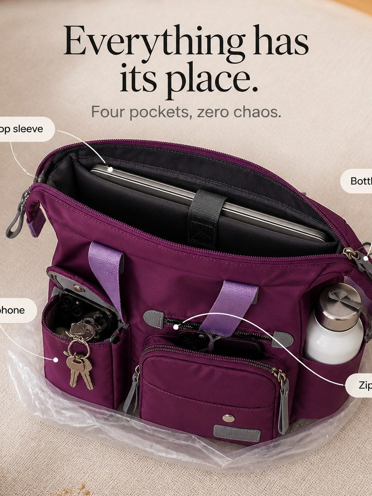 Leather Tote Bag for Women