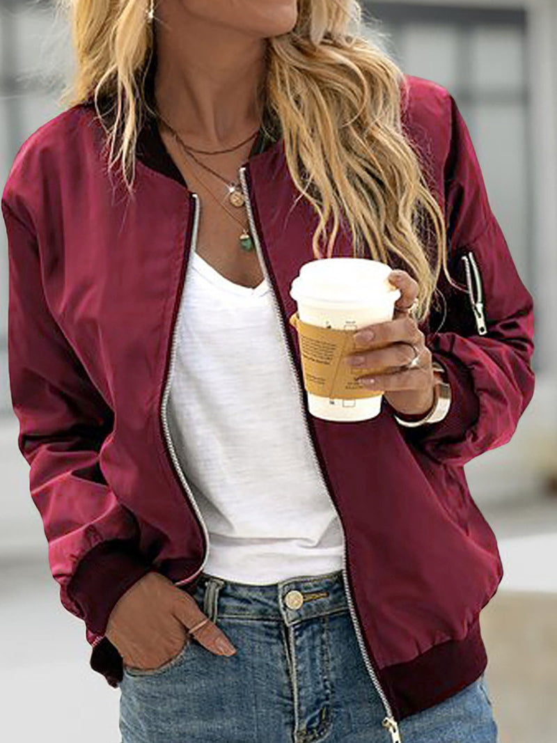 Lightweight Bomber Jacket for Women