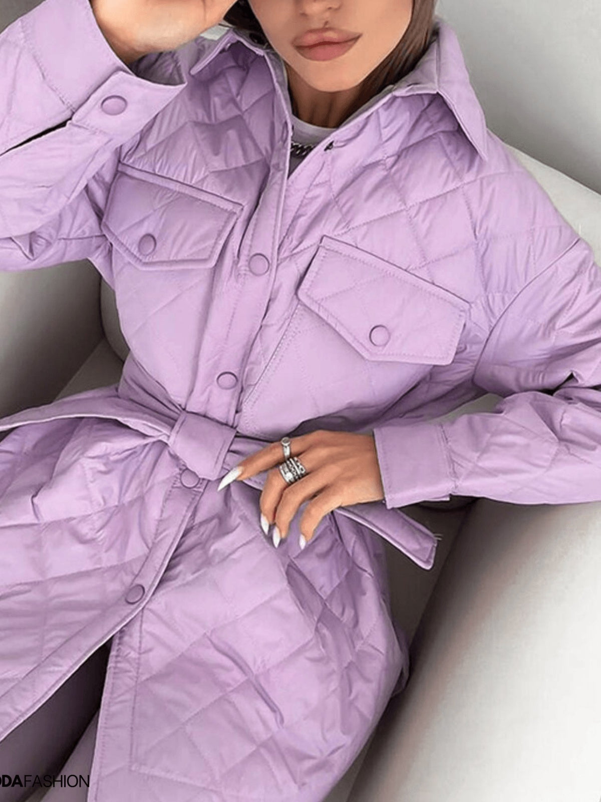 Loose Fit Padded Jacket for Women