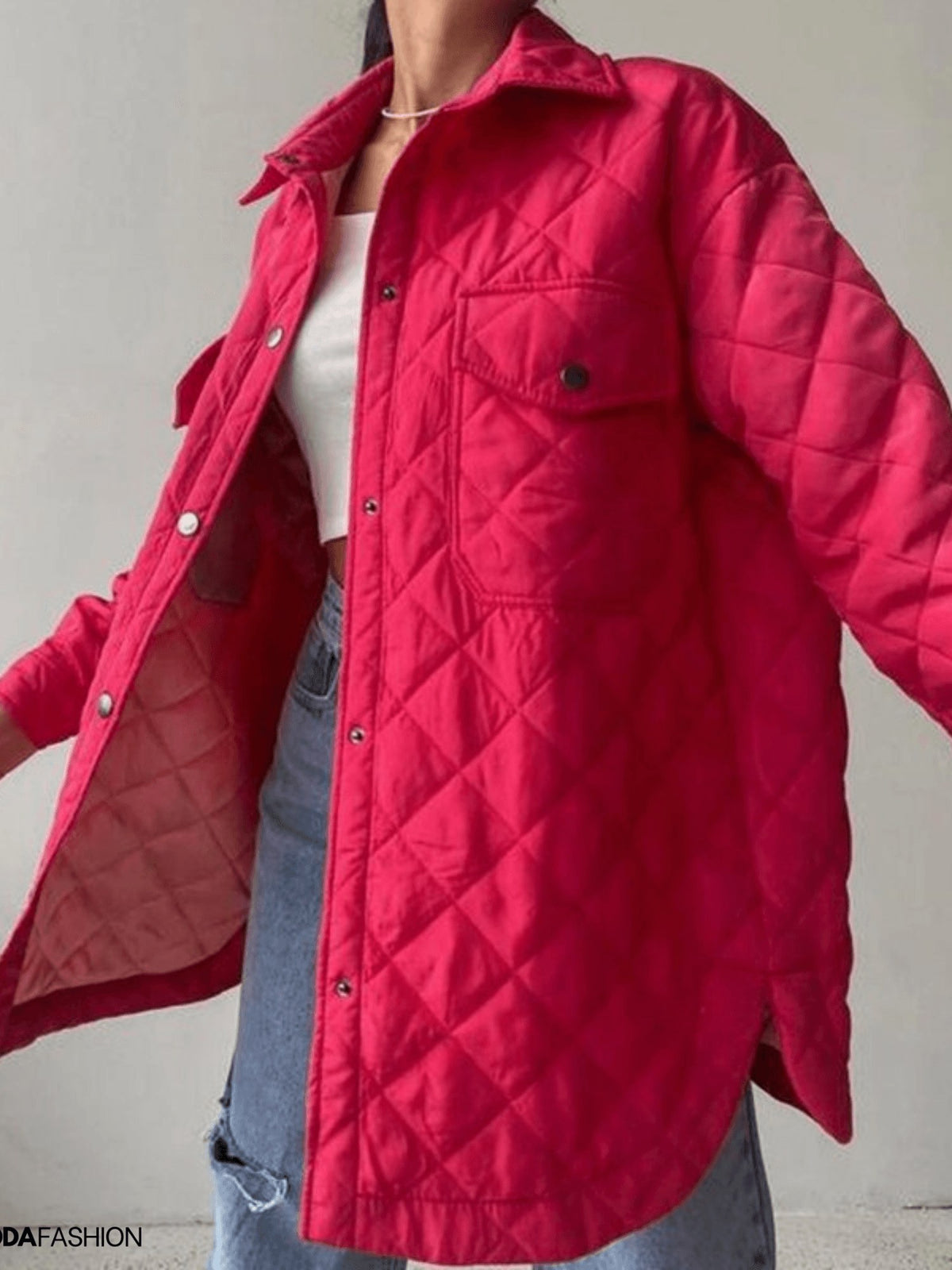 Loose Fit Padded Jacket for Women