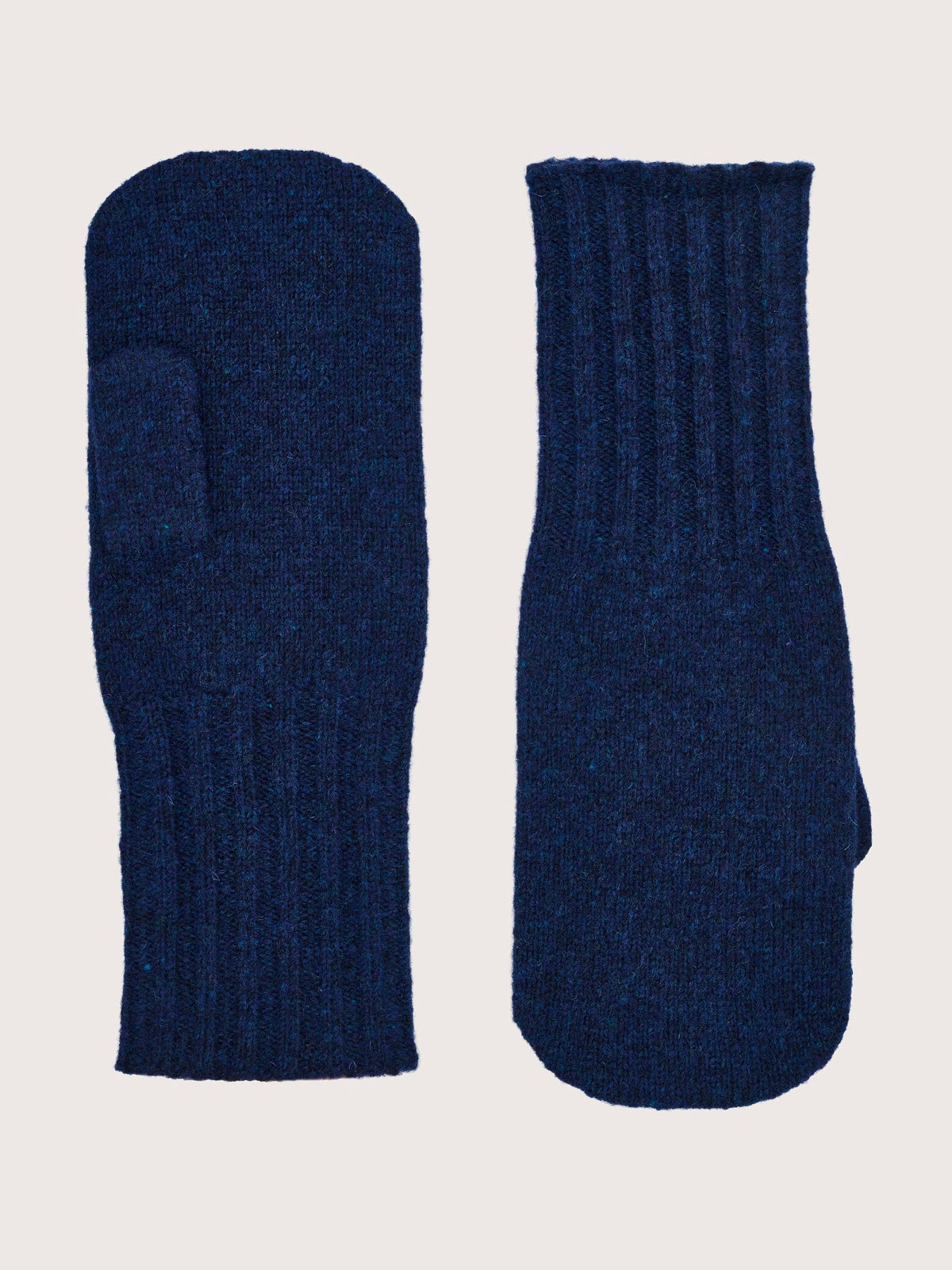 Navy Cashmere Mittens for Women