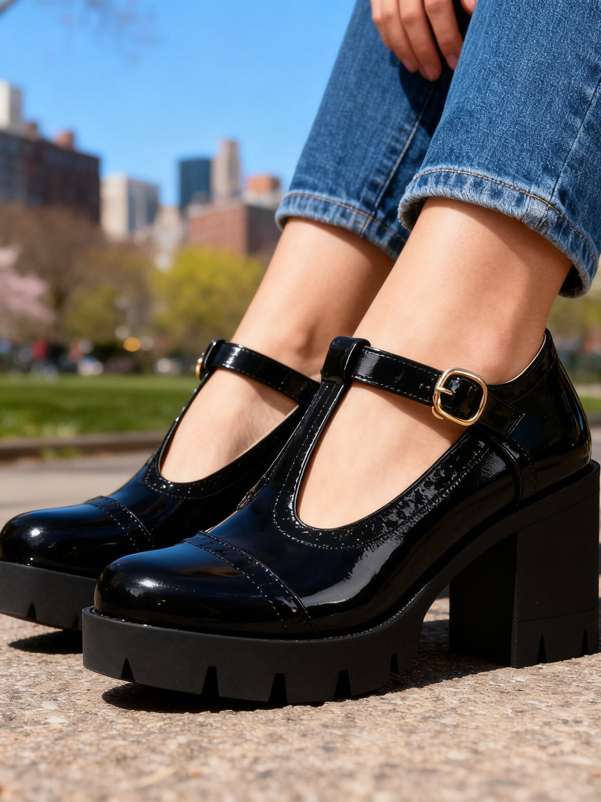 Patent Loafers for Women