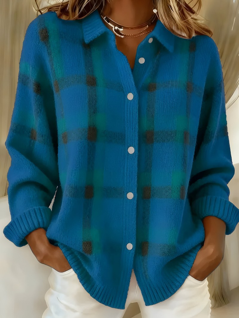 Plaid Cardigan for Women