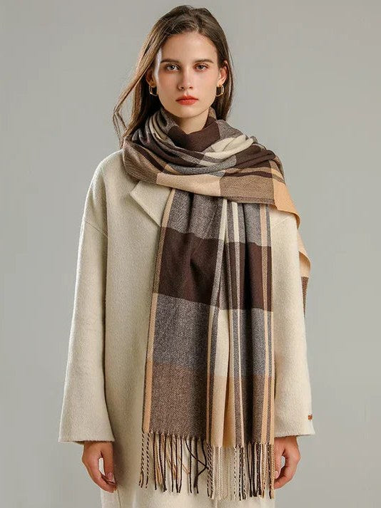 Plaid Shawl for Women