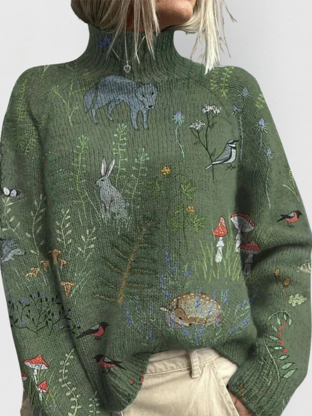 Roll Neck Jumper for Women