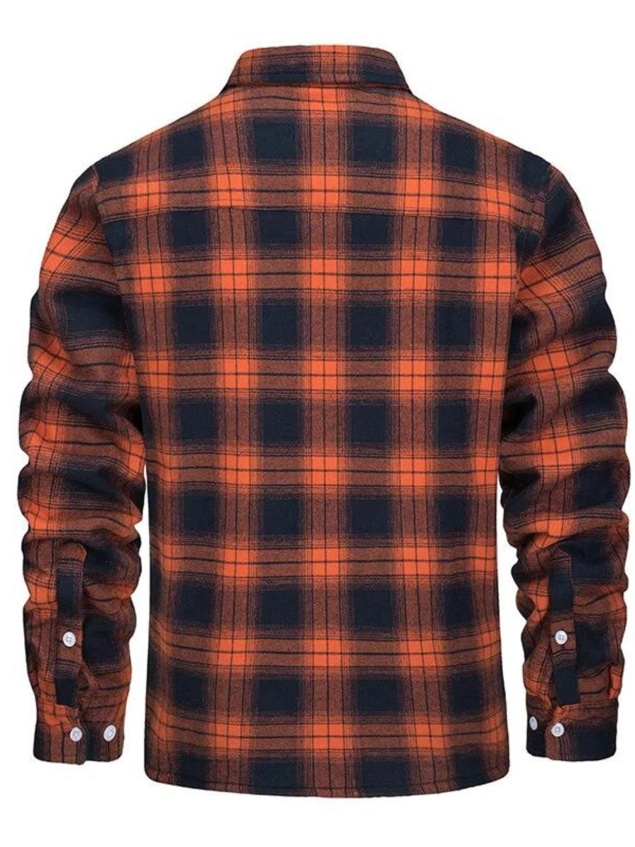 Sherpa Lined Shirt Jacket for Men