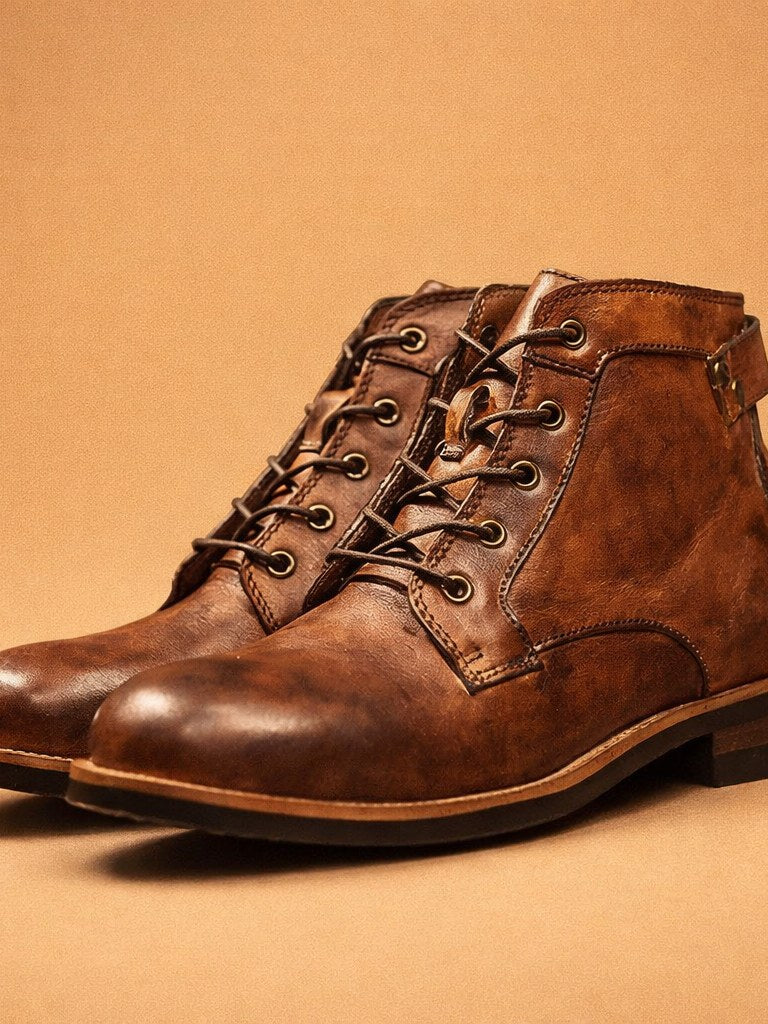Smart Lace Up Boots for Men