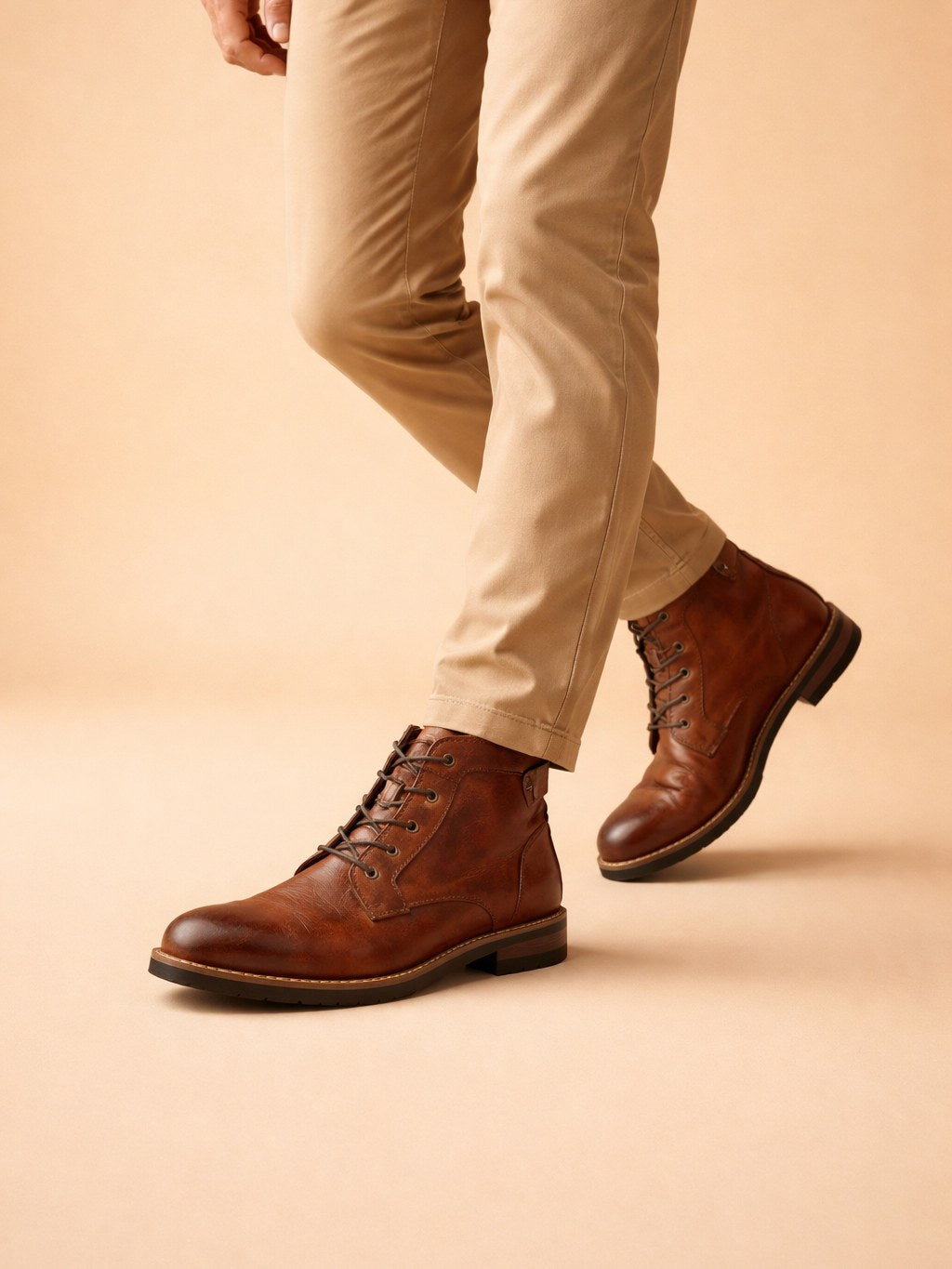 Smart Lace Up Boots for Men