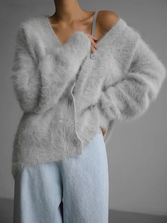 Fuzzy Cardigan for Women