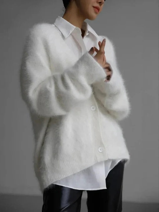 Fuzzy Cardigan for Women