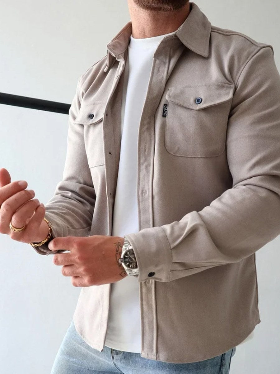 Sophisticated Shirt Jacket for Men