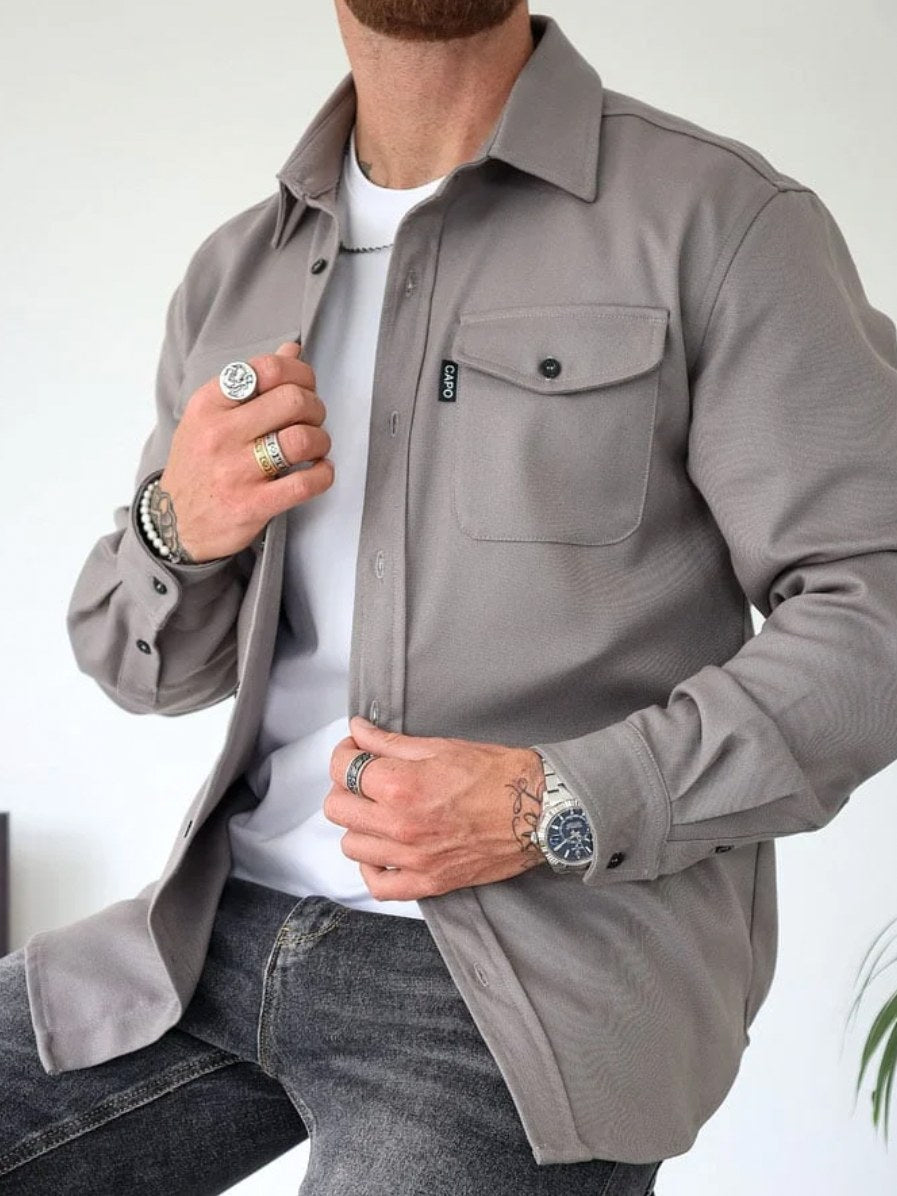 Sophisticated Shirt Jacket for Men