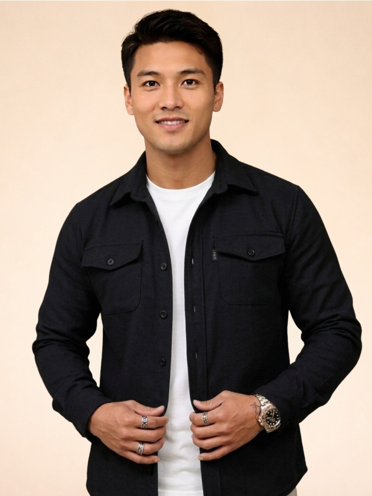 Sophisticated Shirt Jacket for Men