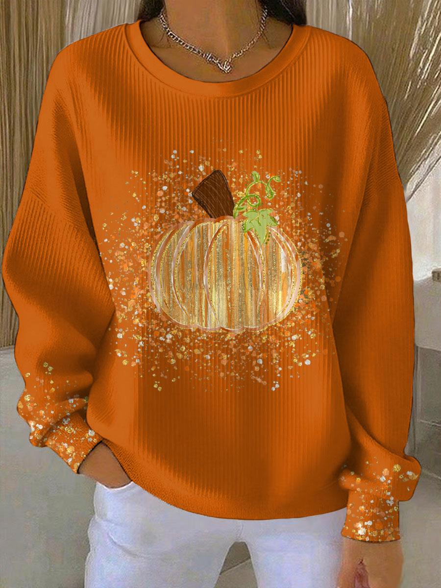 Pumpkin Sweatshirt for Women
