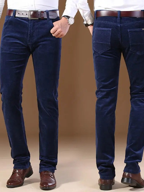 Stretch Corduroy Pants for Men