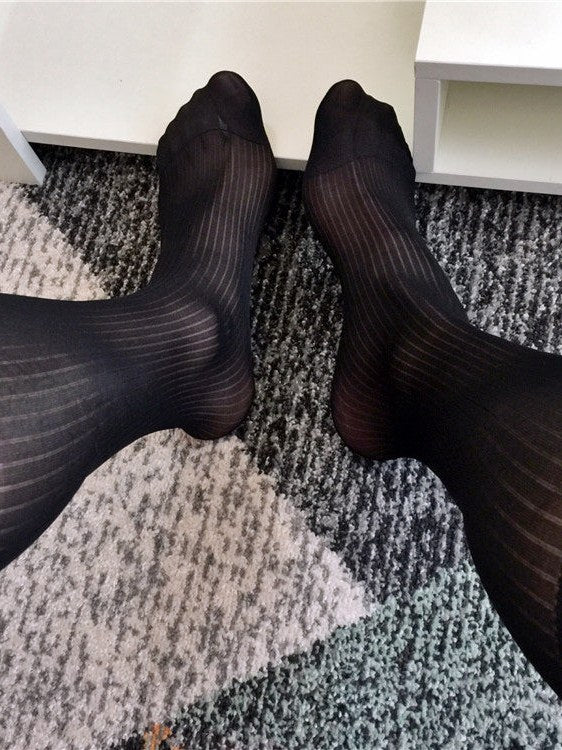 Striped Dress Socks for Men