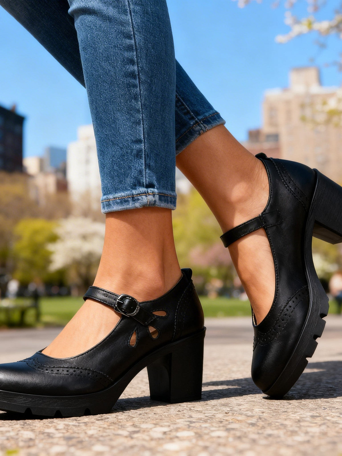Two-Tone Loafers for Women