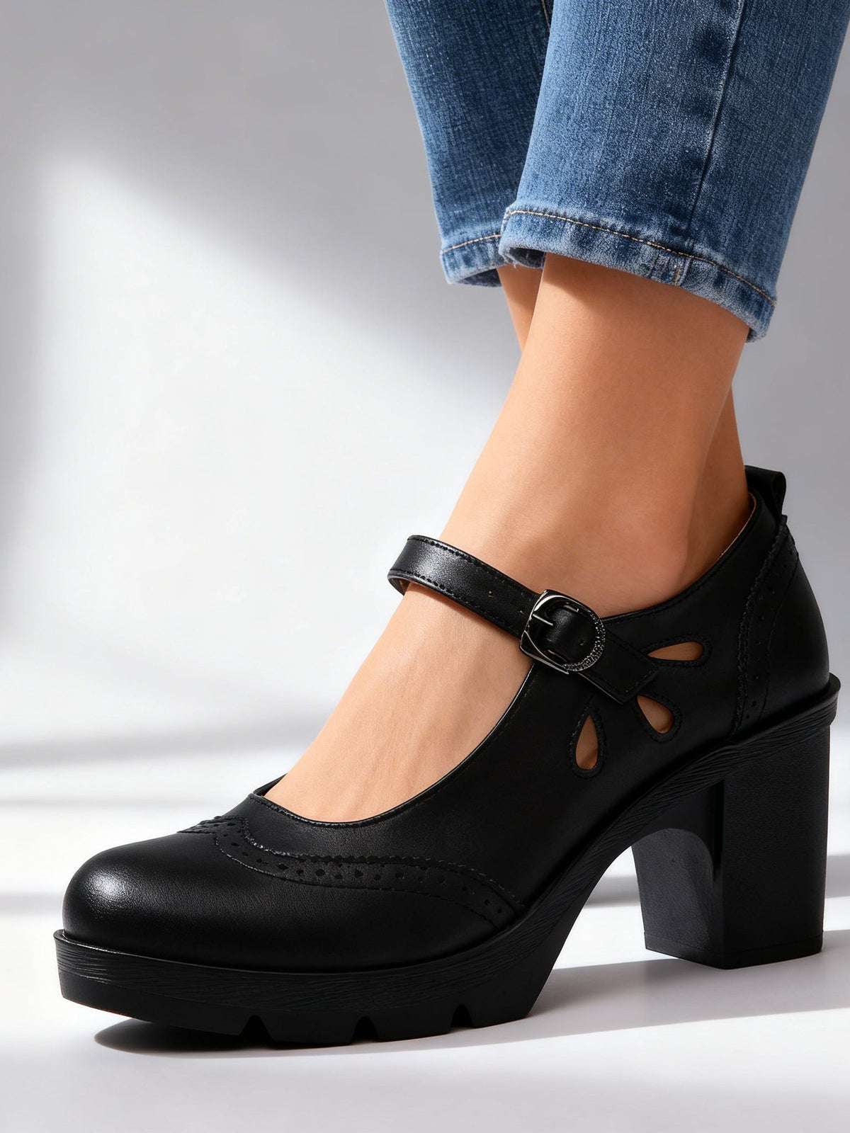Two-Tone Loafers for Women