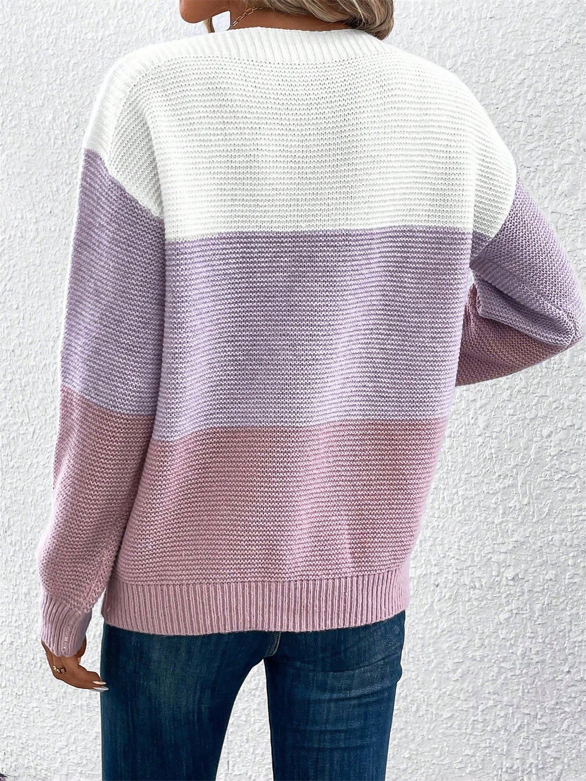 Color Block Sweatshirt for Women