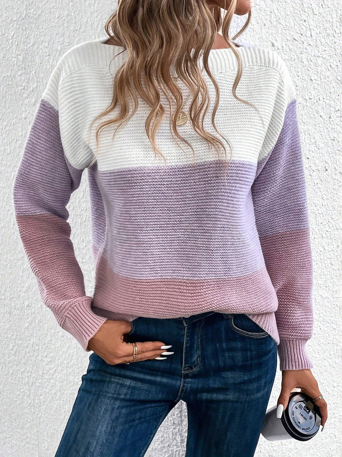 Color Block Sweatshirt for Women