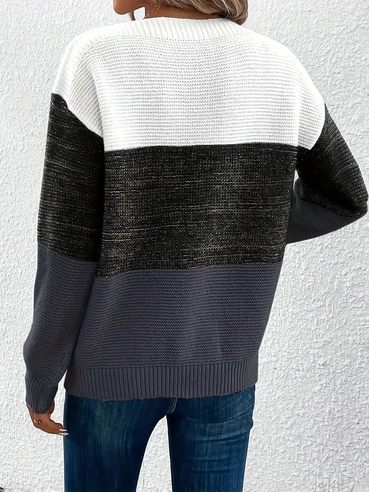 Color Block Sweatshirt for Women