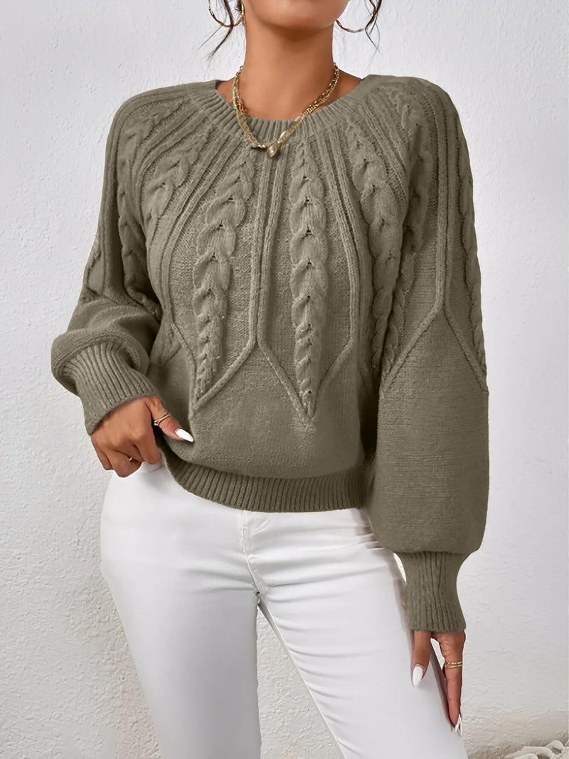 Cable Knit Sweater for Women