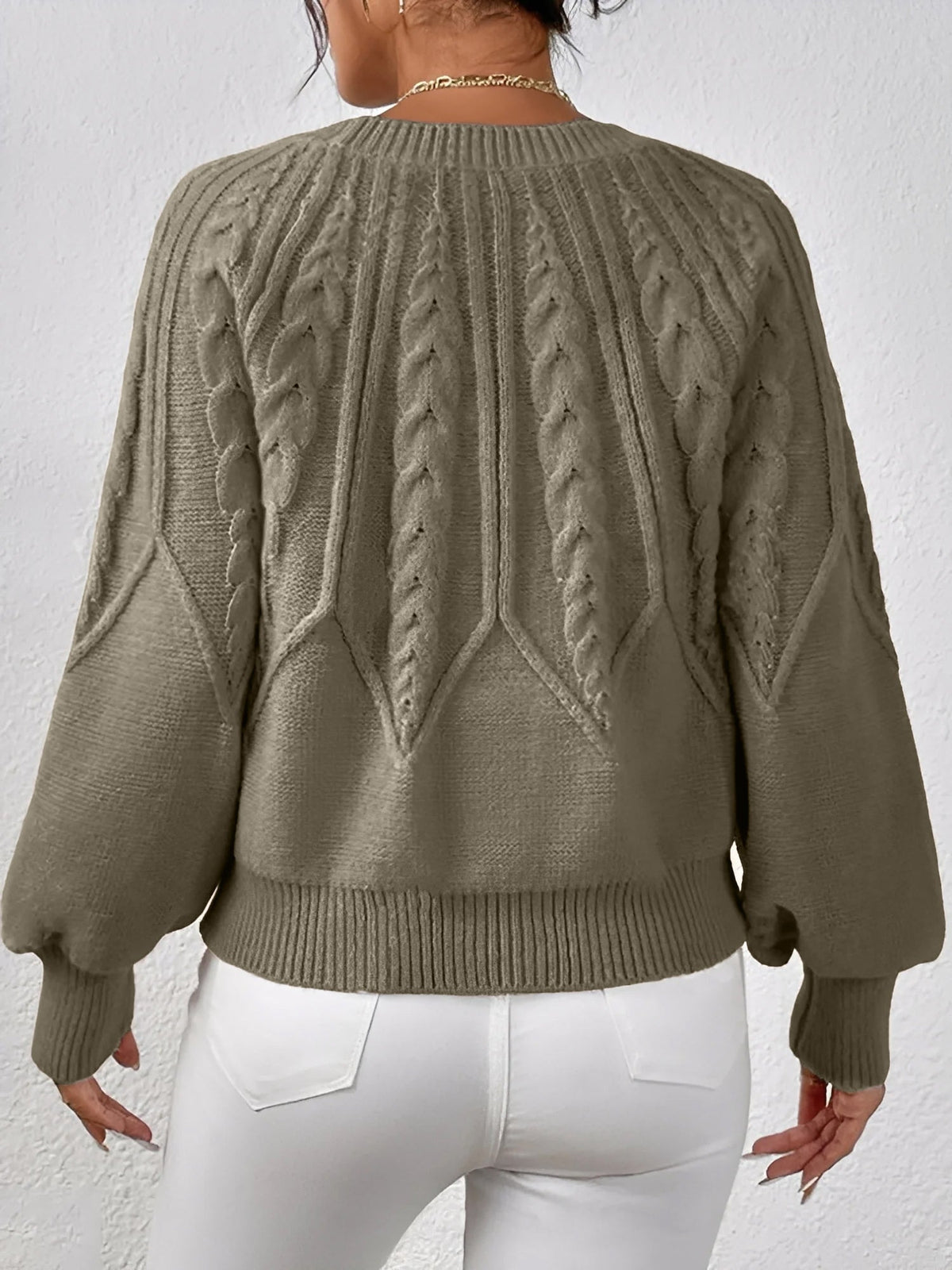 Cable Knit Sweater for Women