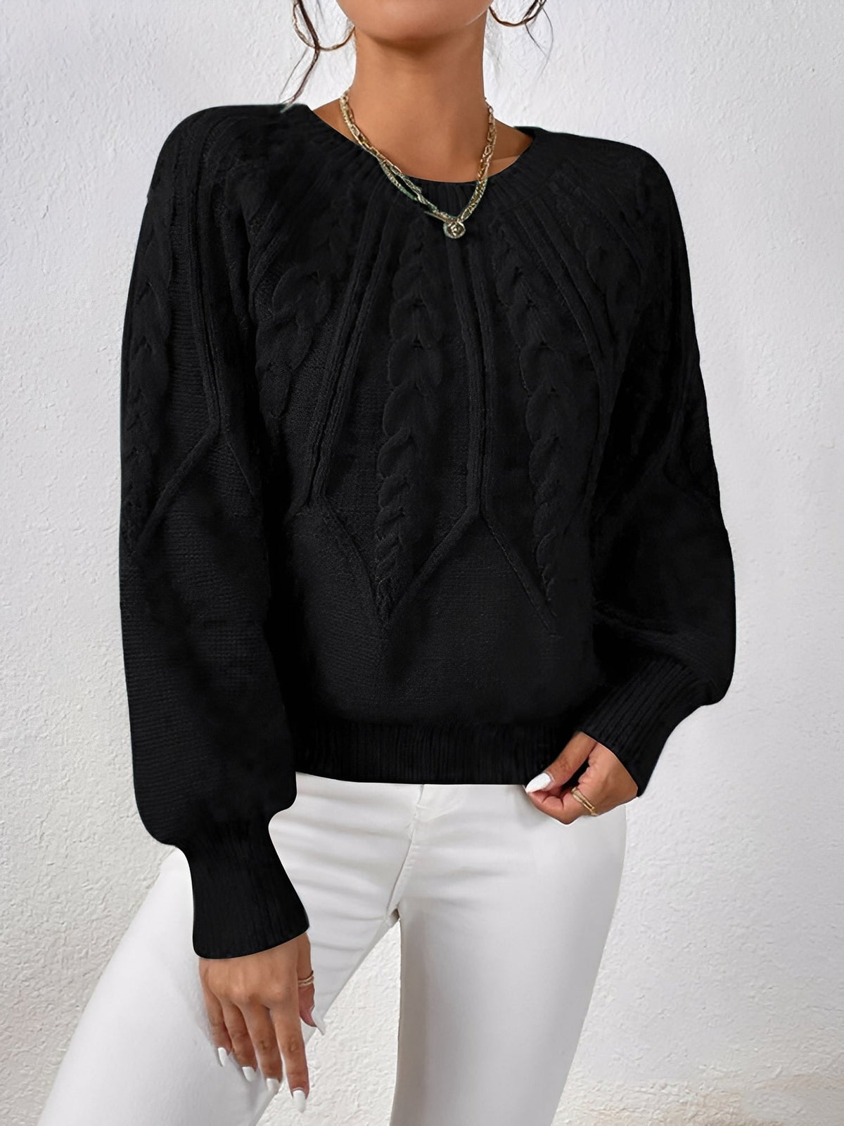 Cable Knit Sweater for Women