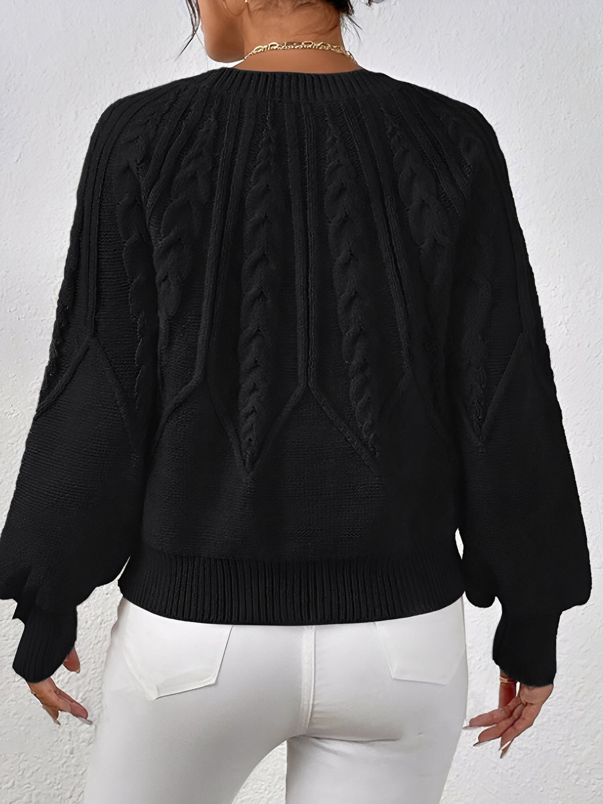 Cable Knit Sweater for Women