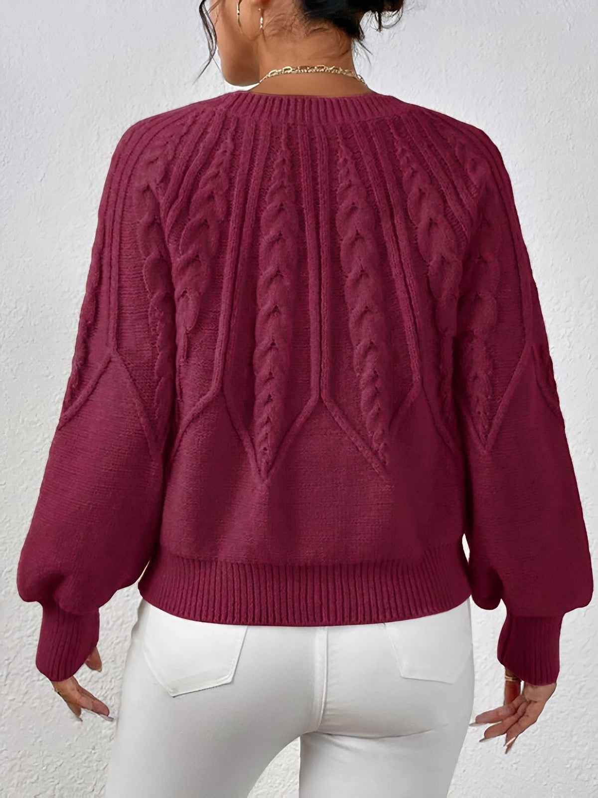 Cable Knit Sweater for Women