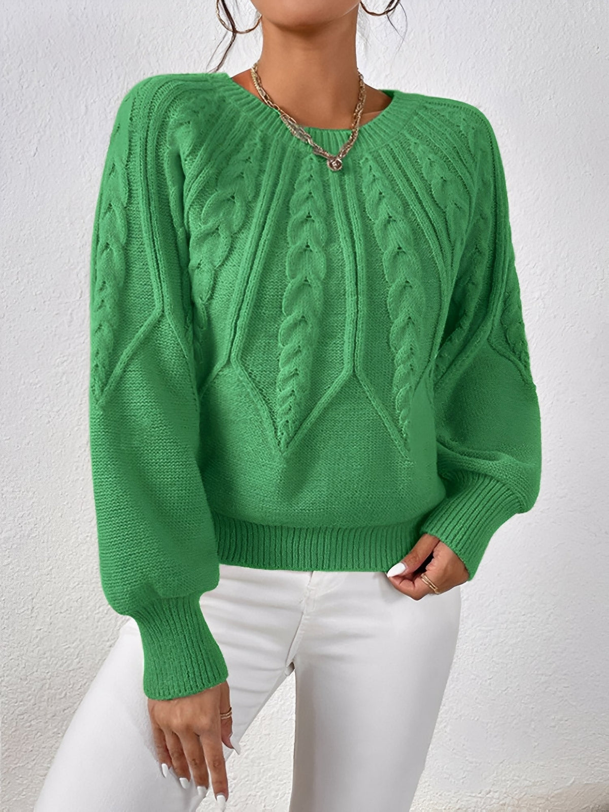 Cable Knit Sweater for Women