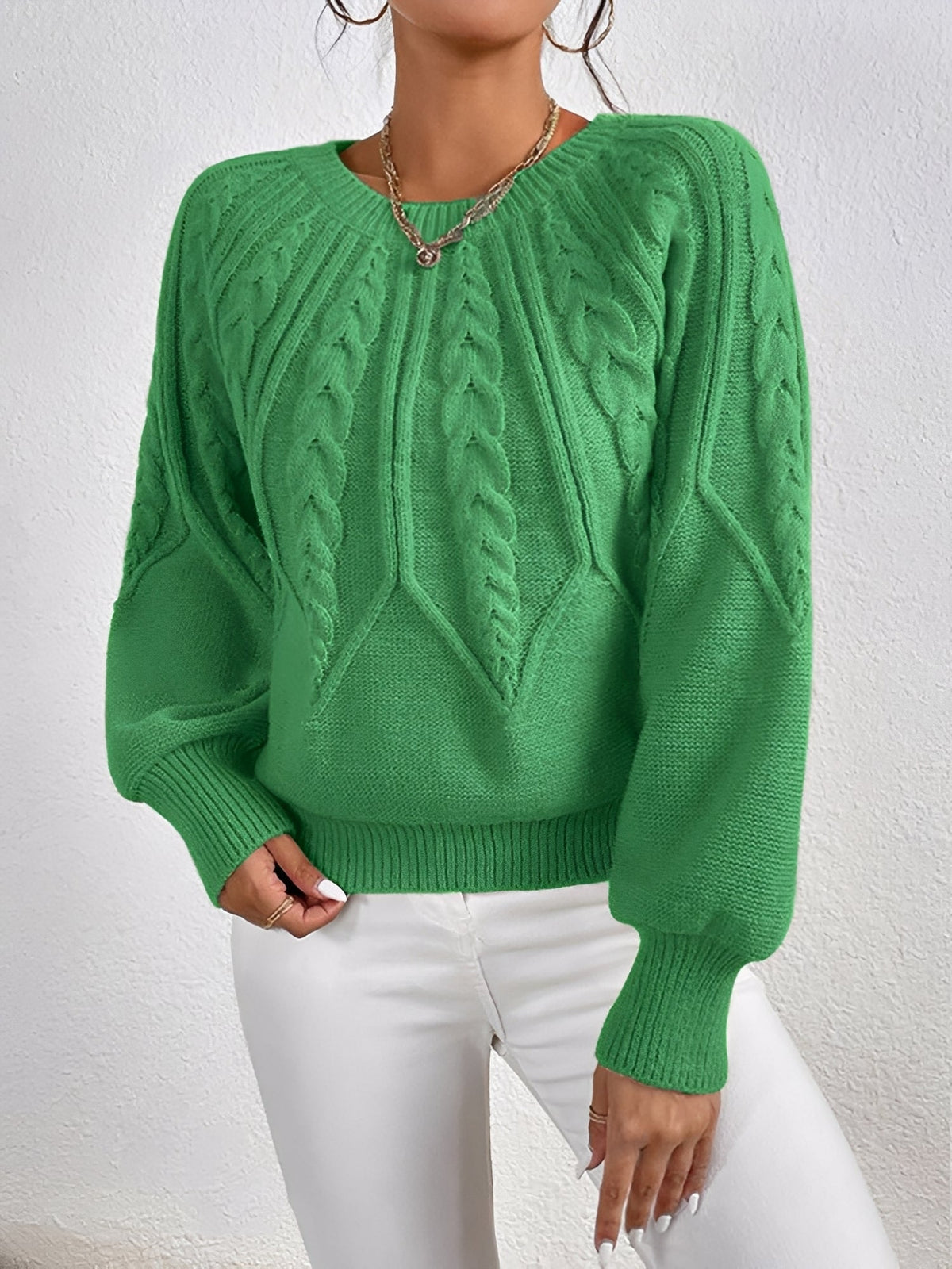 Cable Knit Sweater for Women